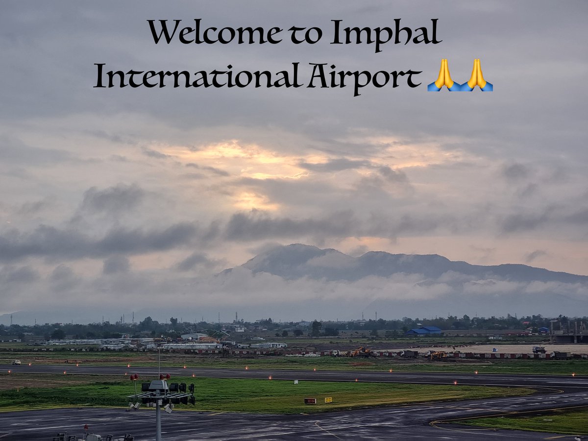 AAI IMPHAL AIRPORT (@imphalapd) on Twitter photo 🌤️ Runway to the clouds…At Imphal Airport, every take-off and landing is framed by misty hills and drifting skies—making your journey as scenic as your destination. ✈️💙#ImphalAirport #IncredibleIndia <a href="/AAI_Official/">Airports Authority of India</a> <a href="/aairedner/">Regional Executive Dir. AAI, North-East Region</a> <a href="/MoCA_GoI/">MoCA_GoI</a> 🌤️ Runway to the clouds…At Imphal Airport, every take-off and landing is framed by misty hills and drifting skies—making your journey as scenic as your destination. ✈️💙#ImphalAirport #IncredibleIndia <a href="/AAI_Official/">Airports Authority of India</a> <a href="/aairedner/">Regional Executive Dir. AAI, North-East Region</a> <a href="/MoCA_GoI/">MoCA_GoI</a>