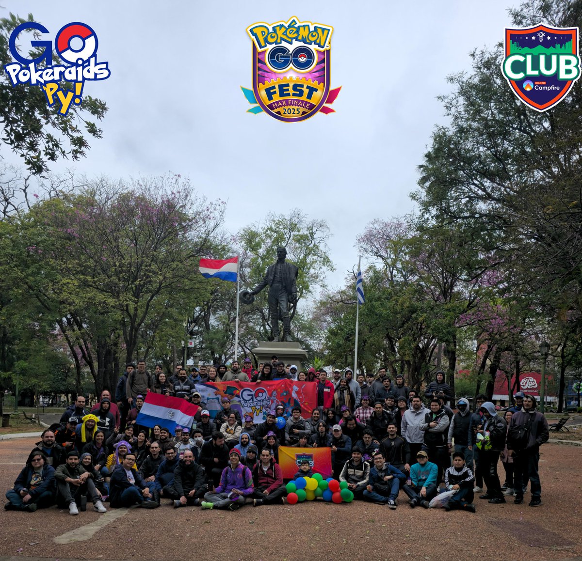 GoPokeraidsPy's tweet photo. Go Fest Asunción Paraguay Día 1.
Jugamos el evento más grande del año con la comunidad!
Los líderes de equipos nos acompañaron en esta celebración!
Premios y recompensas exclusivas para todos!
Nos vemos mañana en el día 2.
#PokemonGOFestMaxFinale
@PokemonGoAppLA
#ClubCampfire https://t.co/sKkXhUfWOx