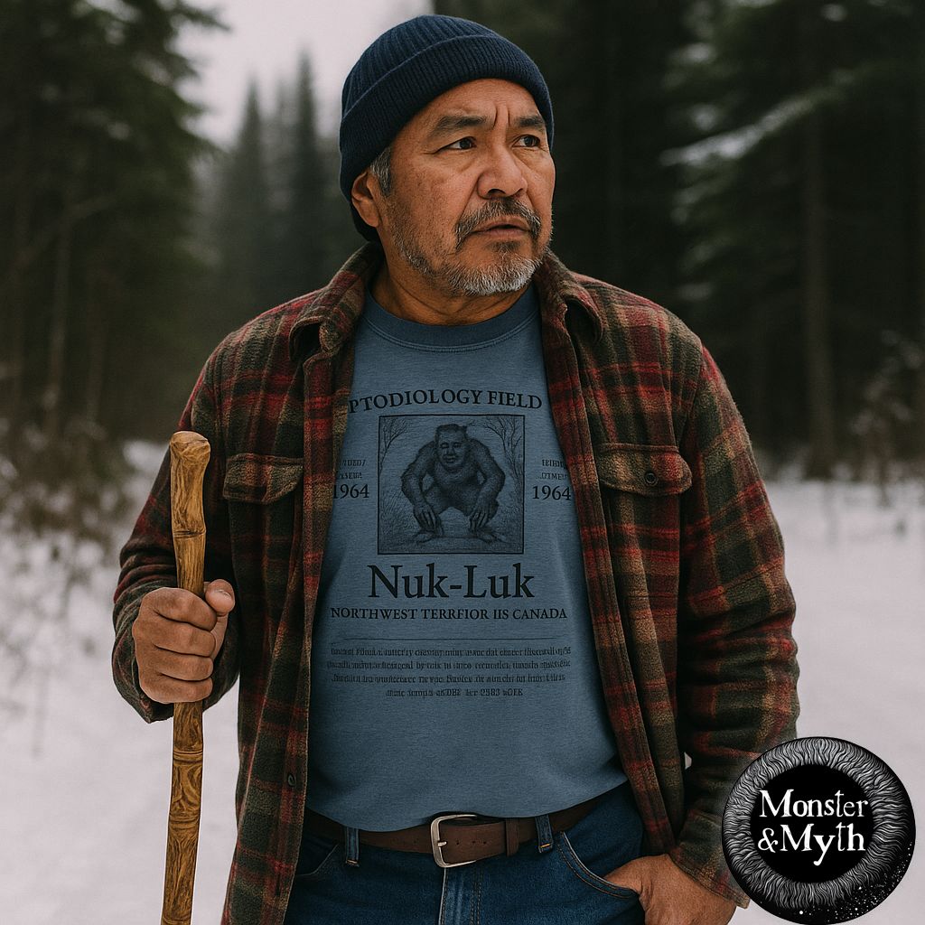 Ever heard of the Nuk-Luk?

This wild man of the North is more than myth — and now, he's on a shirt.
🔥 Explore the mystery at monsterandmyth.com

#NukLuk #CryptidLore #MonsterAndMyth #NorthernMystery #CanadianCryptids #CryptidWear #CryptoCulture