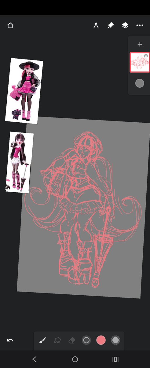 moeismynickname's tweet photo. Redesigning Draculaura now this time. 
She also isnt a witch in this redesign, just a vampire 
今回はドラキュローラをリデザインします。
#イラスト #モンスターハイ #ドラキュローラ #ファンアート #デジタルアート #illustration #monsterhigh #draculaura #wip #fanart #mh #digitalart https://t.co/CzsTvPHECj