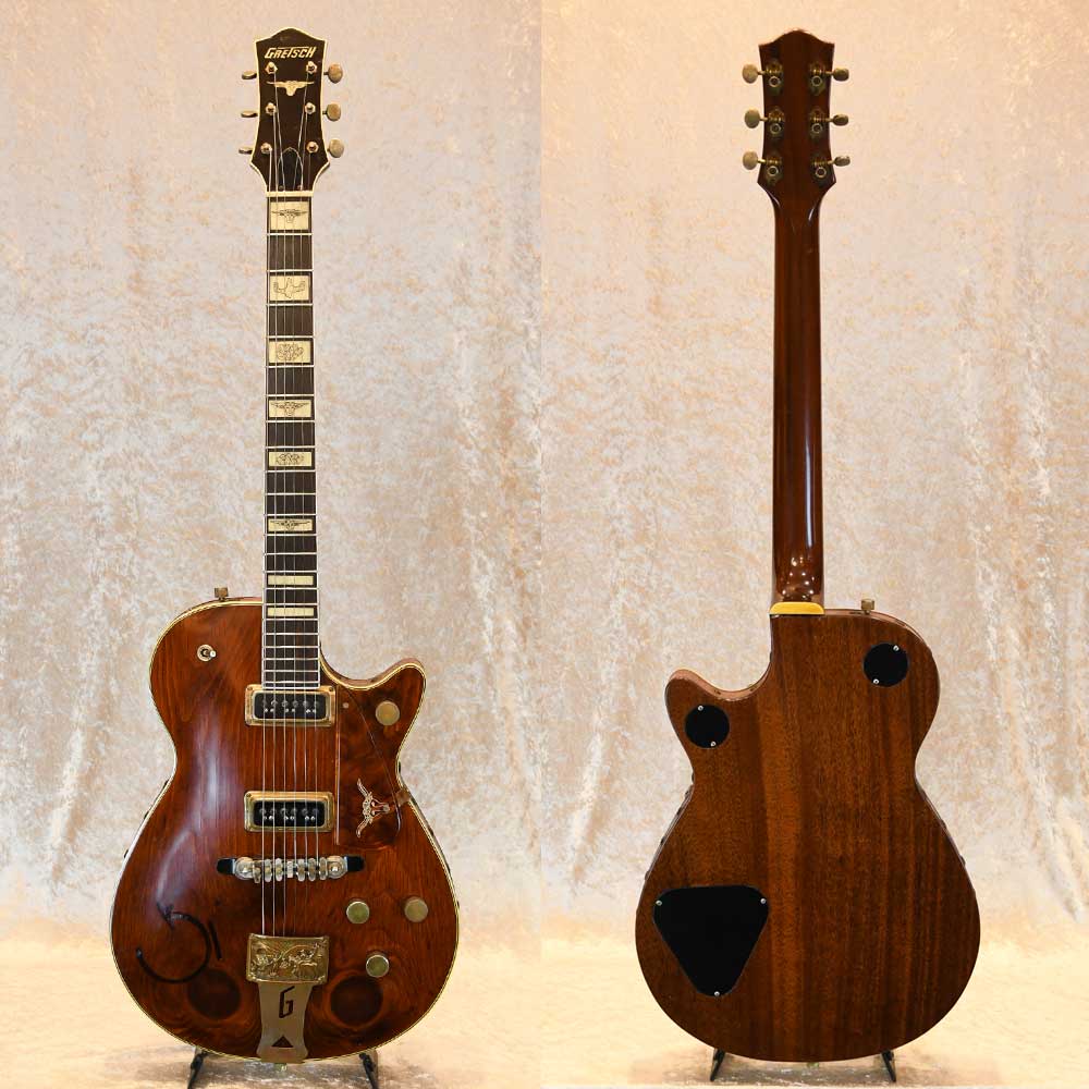 shimokura_hands's tweet photo. 【Used Guitar Collection🎸1955年製 #GRETSCH 6130 Round Up】
ド派手なウェスタン・モチーフのヴィンテージギター。
生産本数が少なく、弾ける芸術品とも呼べる希少なモデルです。
https://t.co/sCNIedOxoX
#下倉楽器 #シモクラ #セカンドハンズ #shimokura #secondhands #中古 https://t.co/KfQ8VftHYh