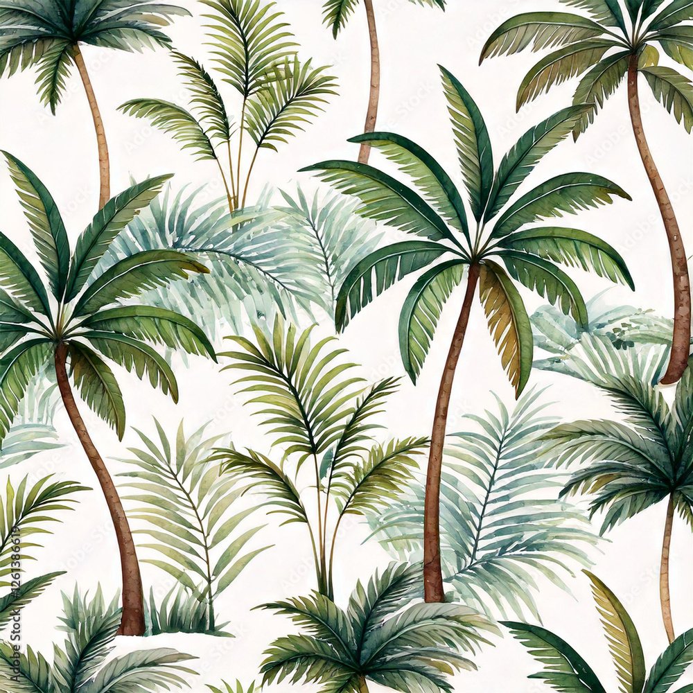 mdabdulhalim48's tweet image. Tropical palm tree seamless pattern watercolor ,hand drawing illustration on white background x.gd/M0Gl4
#WatercolorArt #SeamlessPattern #PalmTree #TropicalVibes #HandDrawn #Illustration #ArtLovers #NatureInspired #BeachLife #FloralDesign