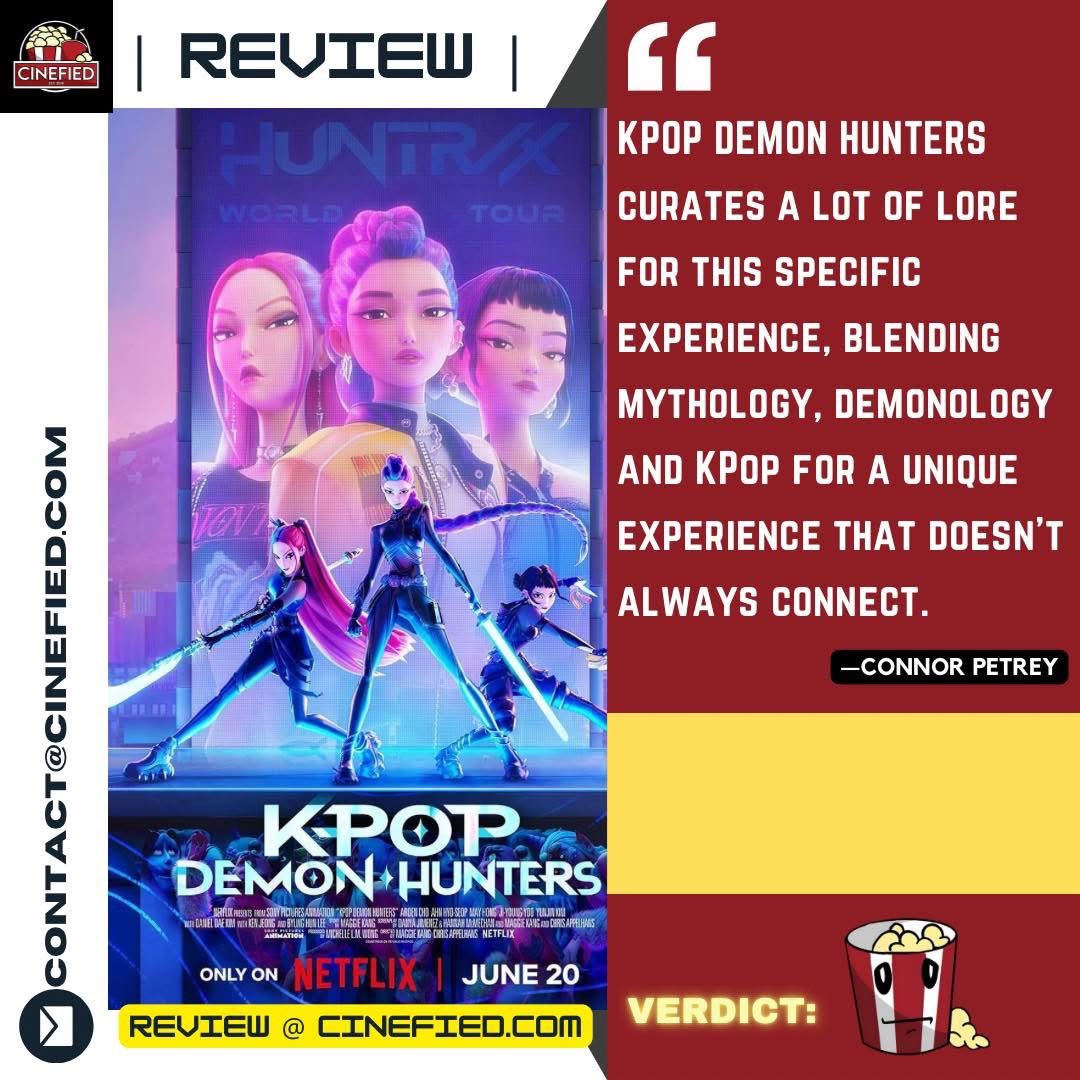 READ Our Movie Review @ Cinefied.com: cinefied.com/kpopdemonhunte…

[ #KPOPDEMONHUNTERS #kpopdemonhunters <a href="/netflix/">Netflix</a> ]