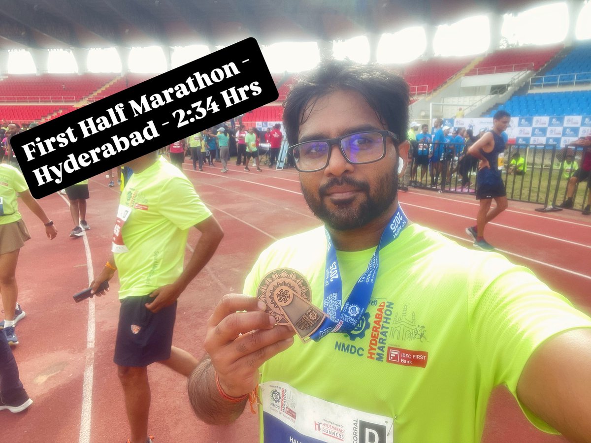 #Hyderabad #HalfMarathon #fitnessgoals #running
