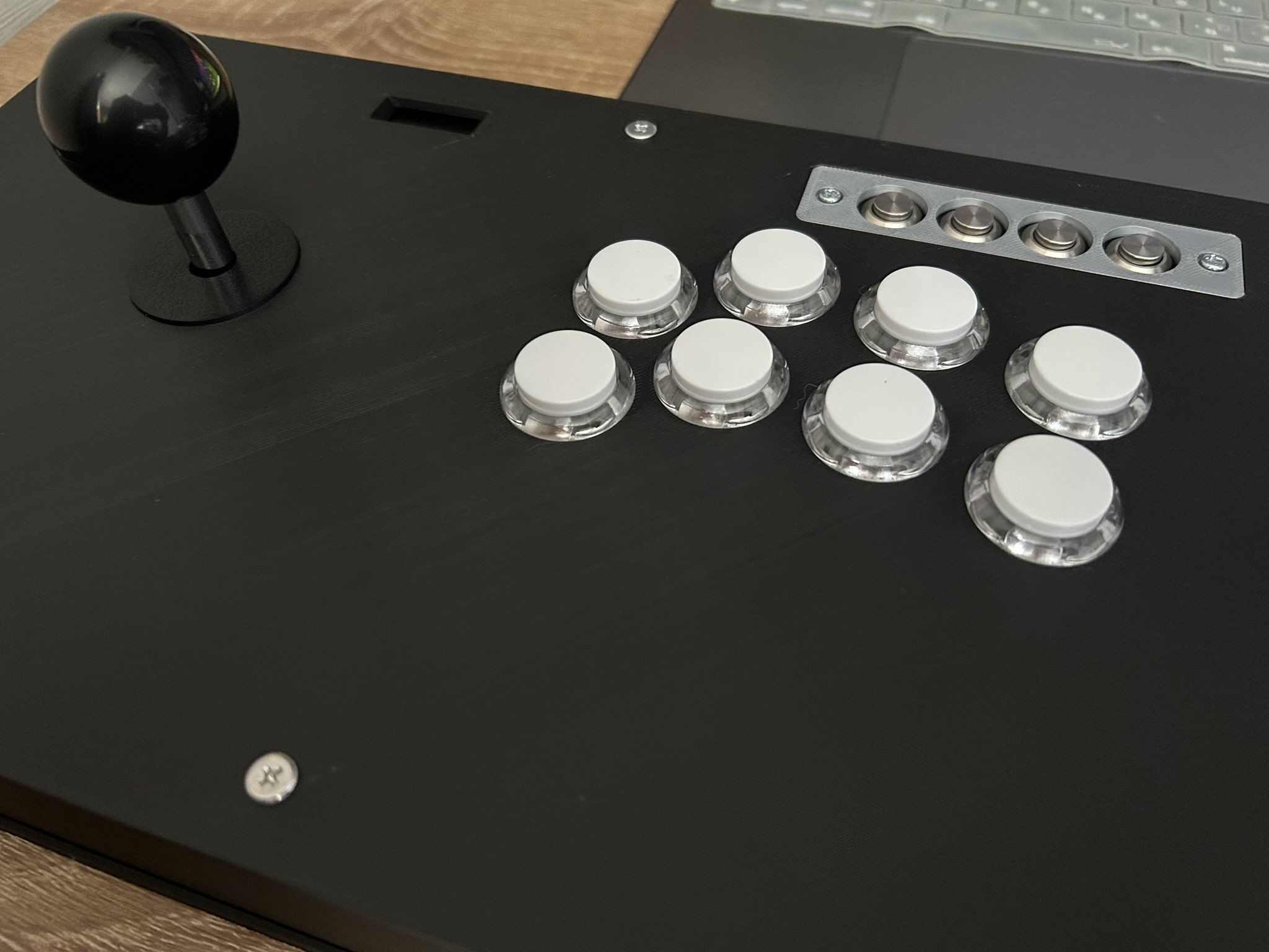 限定1台【普通のアケコン/レバーレスモデル】漆黒のブラック/OLED搭載 普通のアケコン/レバーレスモデル】漆黒のブラック🐦‍⬛/OLED