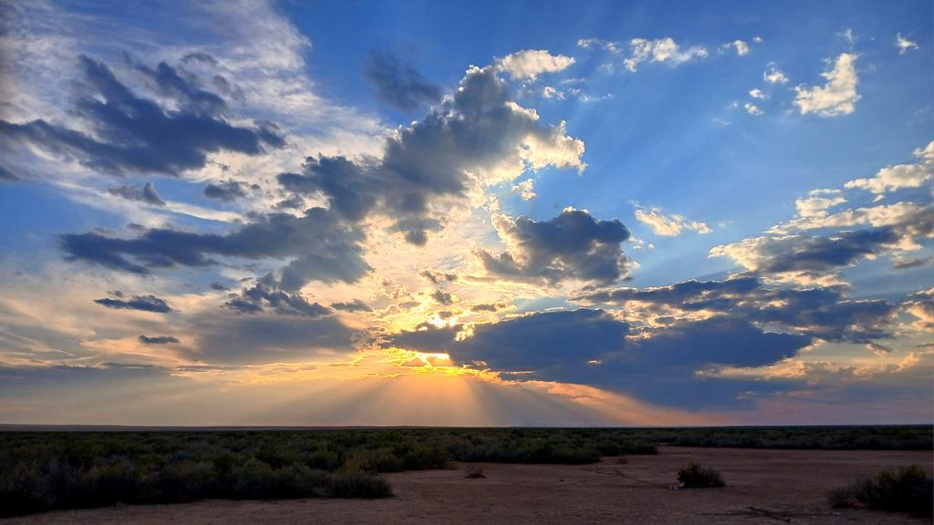 Sunset ~ Red Desert, Wyoming