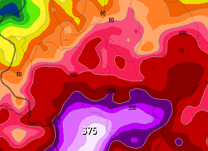 KashmirWeather2's tweet photo. Weather Alert⚡⚠️
The #upcoming spell on August 26 and 27 will be extremely #severe in Jammu
 with chances of extremely heavy rainfall. South #Kashmir will also be affected

      Many areas have already crossed 150 to 200 mm of rainfall this morning
Jammu 191.5mm this morning https://t.co/d2nUms2yl6