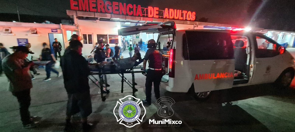 BOMBEROS MUNICIPALES DE MIXCO (@bomberosm_mixco) on Twitter photo #INFORMACION2025| 🇬🇹
#BOMBEROSMUNIMIXCO
#HERIDO_DE_BALA
Aldea Concepción Sacojito zona 0 de Chinautla
Masculino de 43 años, es asistido por los <a href="/BomberosM_Mixco/">BOMBEROS MUNICIPALES DE MIXCO</a> al presentar herida de bala en extremidad inferior. Estabilizado es trasladado al <a href="/HRooseveltGT/">Hospital Roosevelt</a> #INFORMACION2025| 🇬🇹
#BOMBEROSMUNIMIXCO
#HERIDO_DE_BALA
Aldea Concepción Sacojito zona 0 de Chinautla
Masculino de 43 años, es asistido por los <a href="/BomberosM_Mixco/">BOMBEROS MUNICIPALES DE MIXCO</a> al presentar herida de bala en extremidad inferior. Estabilizado es trasladado al <a href="/HRooseveltGT/">Hospital Roosevelt</a>