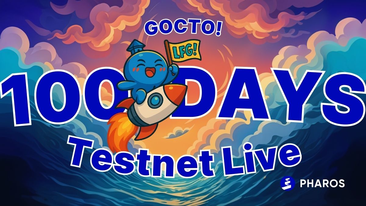 It's been 100 days, but it's only 100 days

If you want to say something, let’s say it onchain 💙