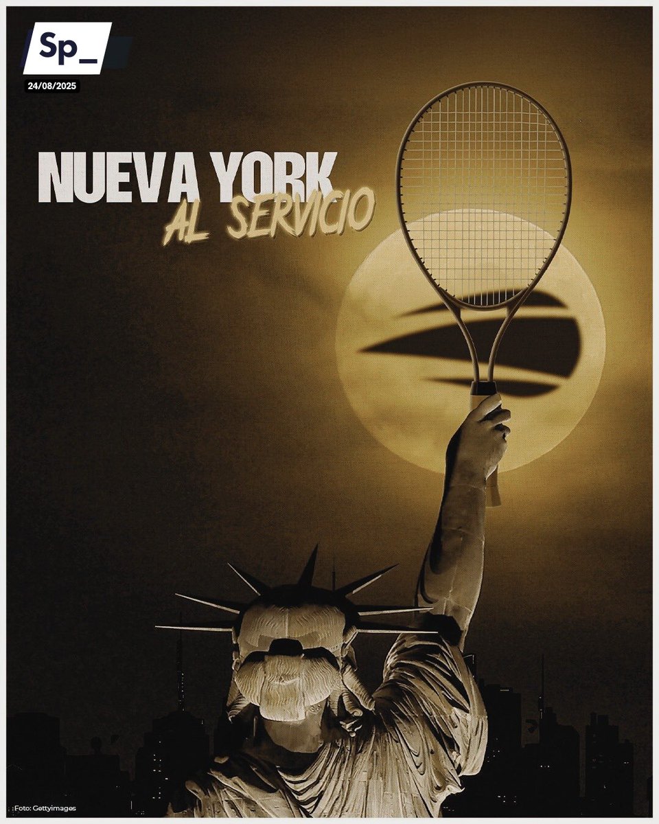 SpheraSports's tweet photo. 🎾 Arrancó el @usopen. Durante dos semanas Flushing Meadows será el epicentro del tenis mundial. 

𝐍𝐮𝐞𝐯𝐚 𝐘𝐨𝐫𝐤 𝐚𝐥 𝐬𝐞𝐫𝐯𝐢𝐜𝐢𝐨. https://t.co/bqRkCEJPf0
