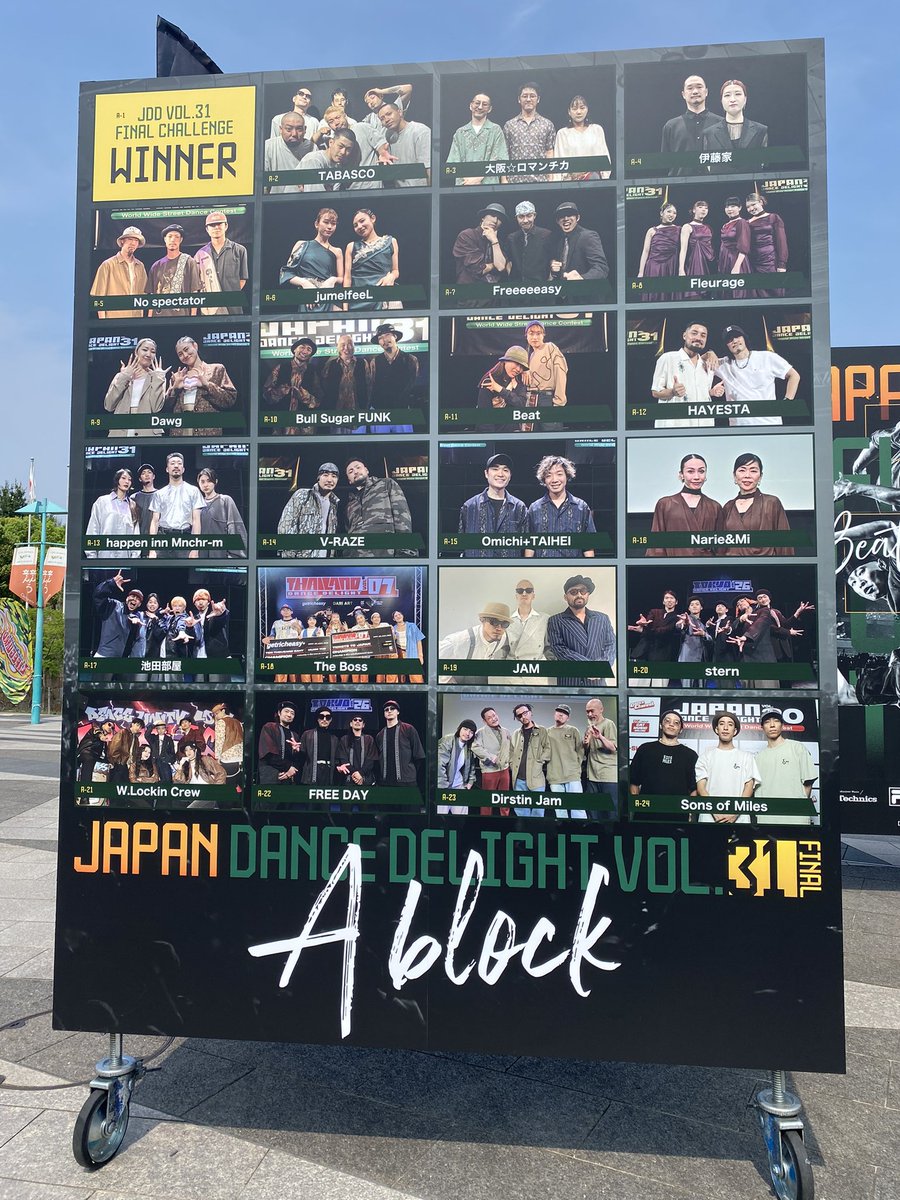 横浜も素敵やったけど11年ぶりに大阪開催は絶対行く！と決めてた😇

応援するチームも多々有り😍