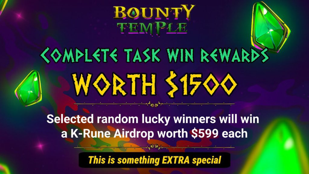 Excited to launch the <a href="/BountyTemple/">Bounty Temple</a> campaign on <a href="/IntractQuests/">Intract Quests</a>! $1500 in rewards + K-Rune airdrops worth $599 each. A special collab showcasing our bot-free growth tools. I've done other collabs but haven't posted—time to change that! 

Check it out and stand a chance to win
