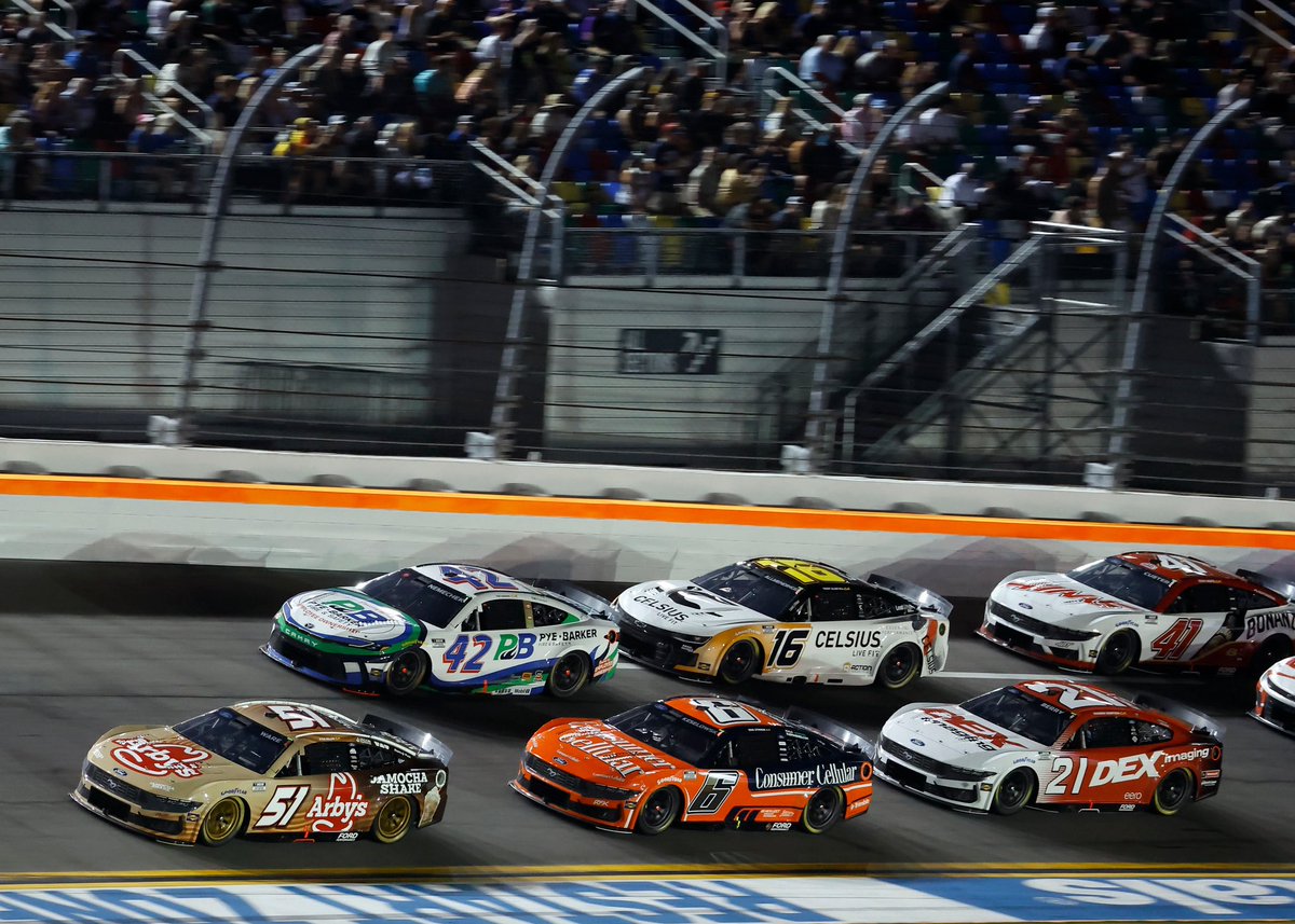 RickWareRacing's tweet photo. Led four times for 23 laps (second-highest total of the race) and finished P20. A solid outing for Cody Ware in the #CokeZeroSugar400 at @Daytona. An @Arbys #JamochaShake has definitely been earned. https://t.co/SePyuBTfNh
