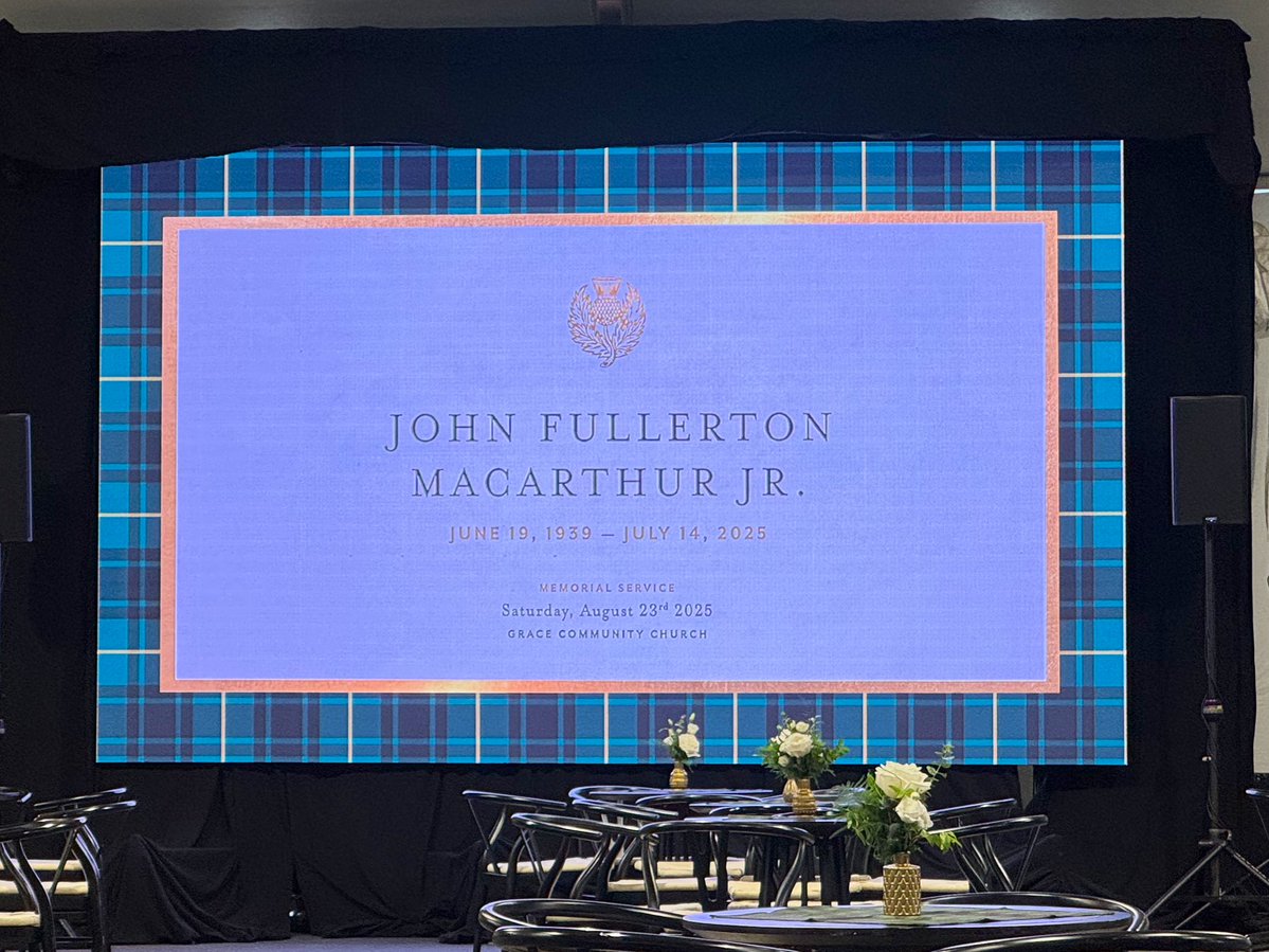 Megan Basham (@megbasham) on Twitter photo One final striking moment to share from todayβs John MacArthur memorial. When <a href="/Mark__Mac/">Mark MacArthur</a> shared about being diagnosed with a brain tumor at 18. While they were waiting to discover if it would be cancerous and thus likely terminal, his dad asked him a question β β βare you ready One final striking moment to share from todayβs John MacArthur memorial. When <a href="/Mark__Mac/">Mark MacArthur</a> shared about being diagnosed with a brain tumor at 18. While they were waiting to discover if it would be cancerous and thus likely terminal, his dad asked him a question β β βare you ready