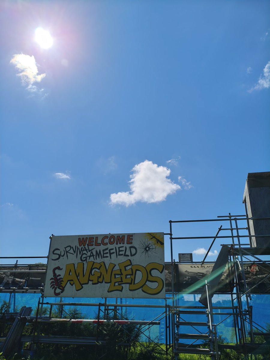 HelpWorld2020's tweet image. 快晴のもと久しぶりのアングニーズさんでのサバゲー。午前だけの参加でしたが、やっぱりサバゲー最高😀自軍、連携取れて全て勝利。今日はマジで楽しかった〜
#アングニーズ #ANGNEEDS #サバゲー