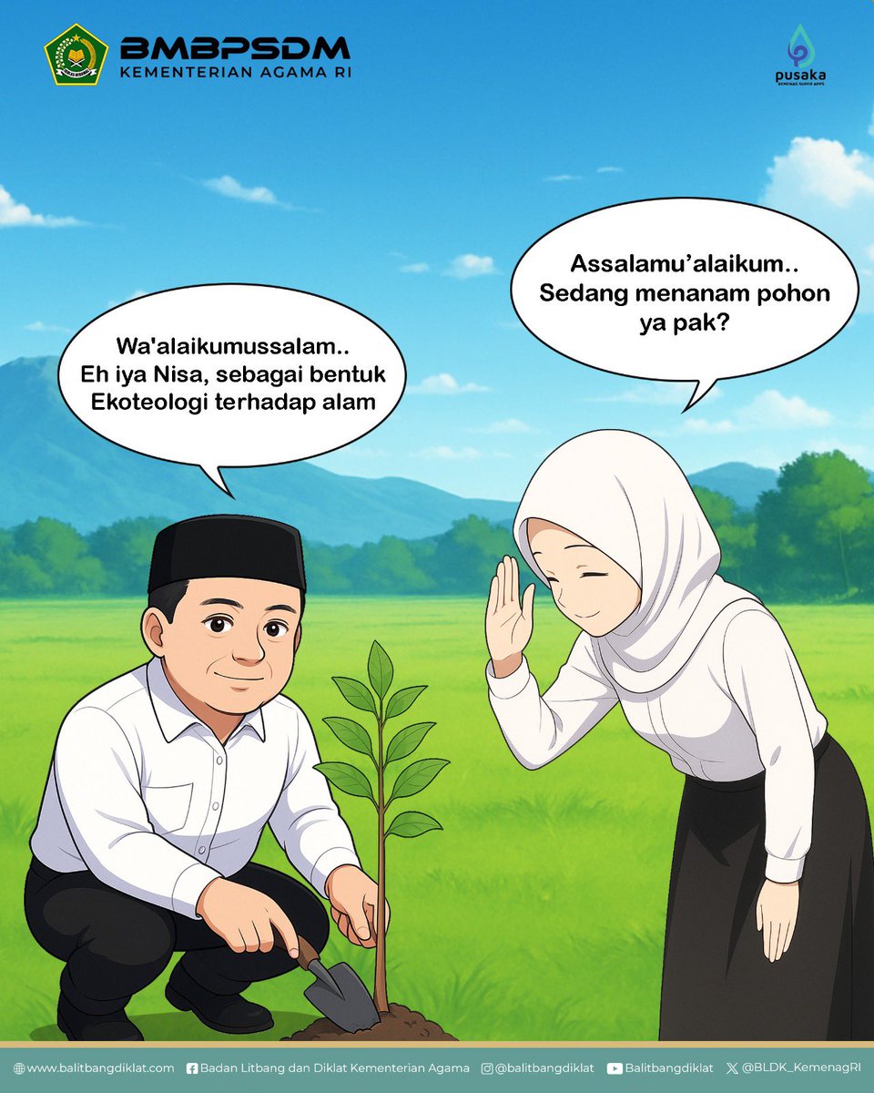 moderat_idn's tweet image. Salam #SahabatReligi

Kenapa sih ASN harus paham ekoteologi?

Swipe ke kiri untuk temukan jawabannya🌱

#KomiKologi
#BMBPSDM
#KemenagRI
#ModerasiBeragama
#KitaSemuaSama
#ExellenceIsOurTradition