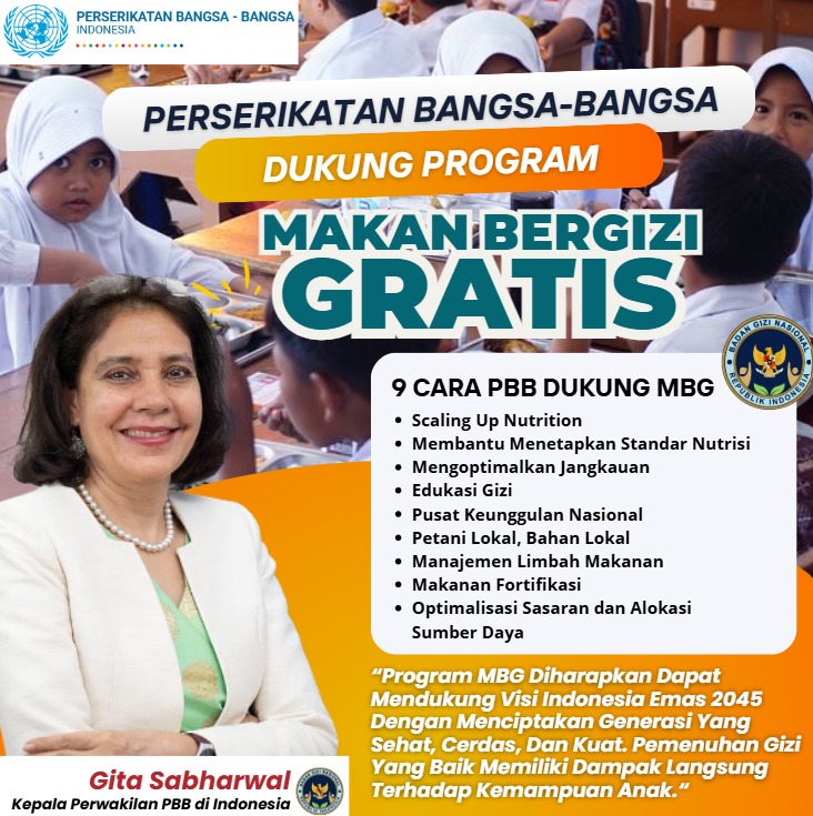 Dukung bersama Program Makan Bergizi Gratis. Membuaat masa depan anak-anak menjadi cerah dan membentuk SDM yang unggul dan membanggakan.
#FaktaIndonesia
#MakanBergiziGratis
#DukungMakanBergiziGratis
#DukungProgramMakanBergiziGratis