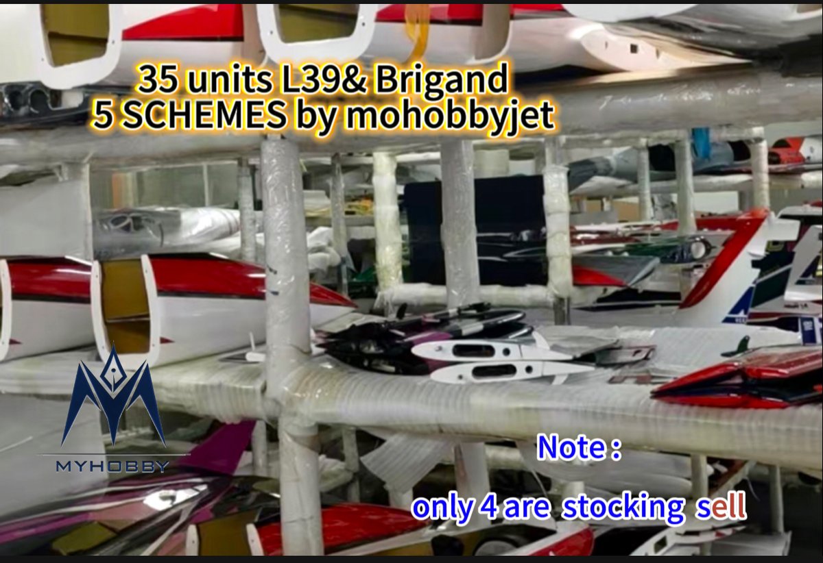 myhobbymodel's tweet photo. MYHOBBY June - Sep 2025
Note :35  jets on Brigand  L39  ,only 4 are  stocking  sell.Jet Hobby lovers 
treat model as art,handmade artwork on composite jet .
on   2m #Brigand jet :
Wingspan: 1.75m/68.9in  ,Length: 2m / 78.7in
 #L39jet :
Length: 78.7 in(2MM , Wingspan: 67in (1.7m) https://t.co/QkpeJpUJje