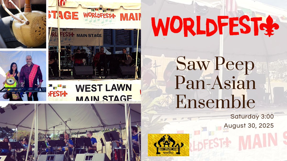 Next Friday, Aug 29, we'll be at the World Affairs Council's inaugural WorldFest Kick-Off Reception. We hear it's already sold out, but you can come see us at WorldFest mainstage on Saturday at 3-4pm!

sawpeep.com/events/ <a href="/Silpayamanant/">Jon Silpayamanant โจนาทาน ศิลปยามานันท์ | Mae Mai</a> <a href="/divya_krthk/">Divya Karthikeyan | divyakrthk.bsky.social</a>