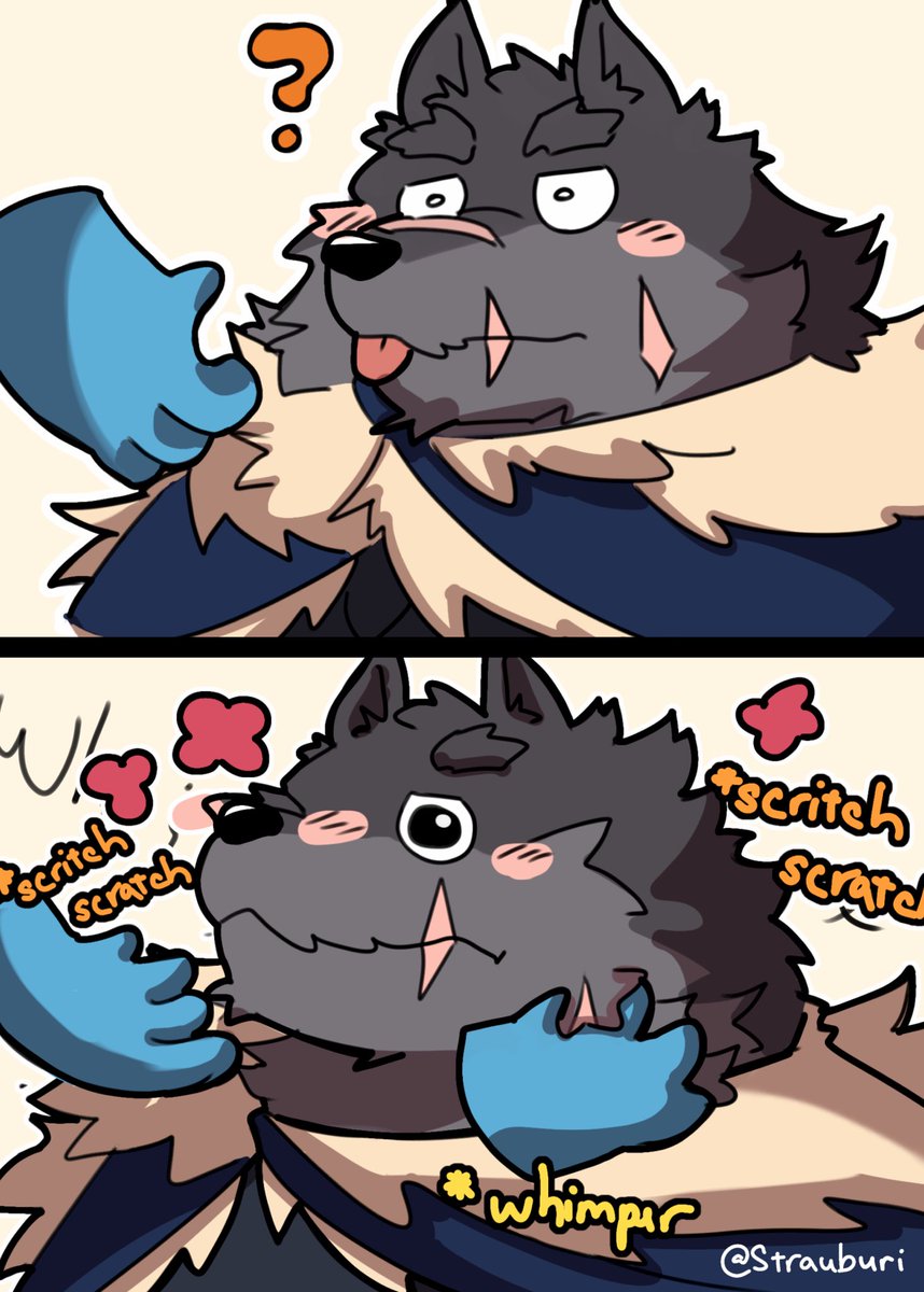 Give him scratch … =))))