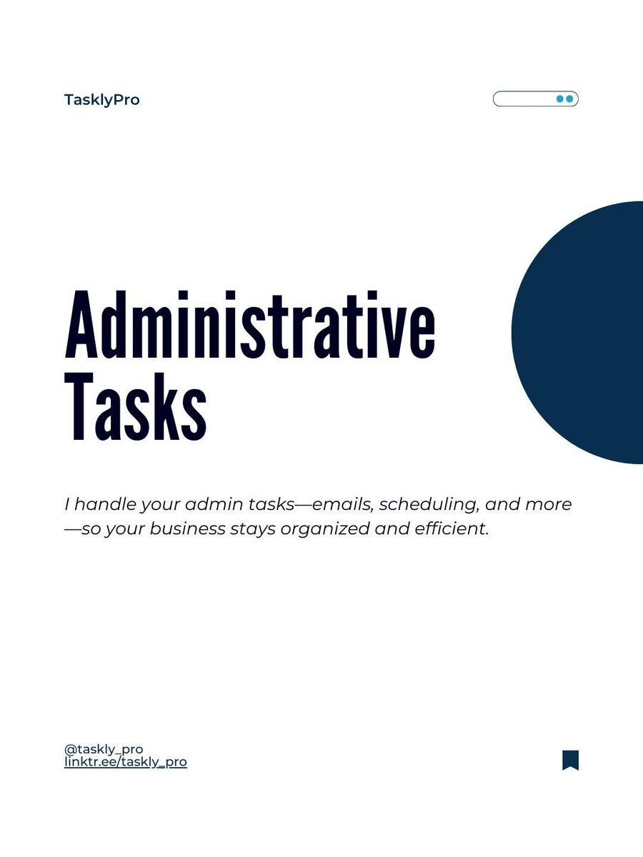 TasklyPro's tweet image. Overwhelmed?  Outsource to a VA!

Admin Tasks
Social Media Management
Content Creation

Work smarter, not harder 

 #TasklyPro #VirtualAssistantLife  #WorkFromHome #VirtualAssistant #TasklyPro #AdministrativeTasks #SocialMediaManager #BasicVideoEditing #ContentCreation