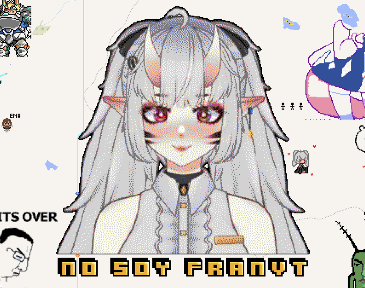 nosoyFranVT's tweet photo. Miren lo que me hicieron en el Wplace 🥲 (creo que son como +60k de pixeles) https://t.co/0UChl2yKAn