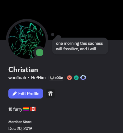 also heres my  discord if anyone wants to talk more smile