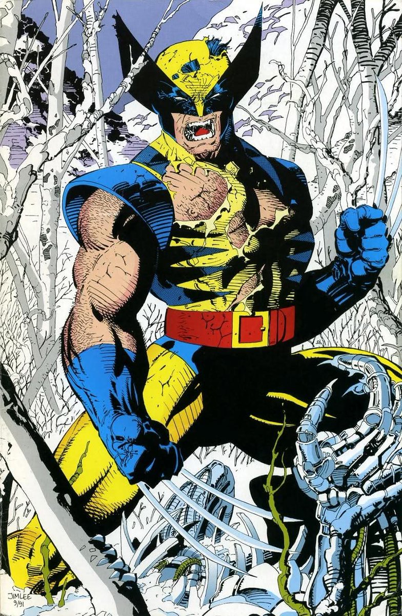 #Wolverine, art by Jim Lee. #XMen