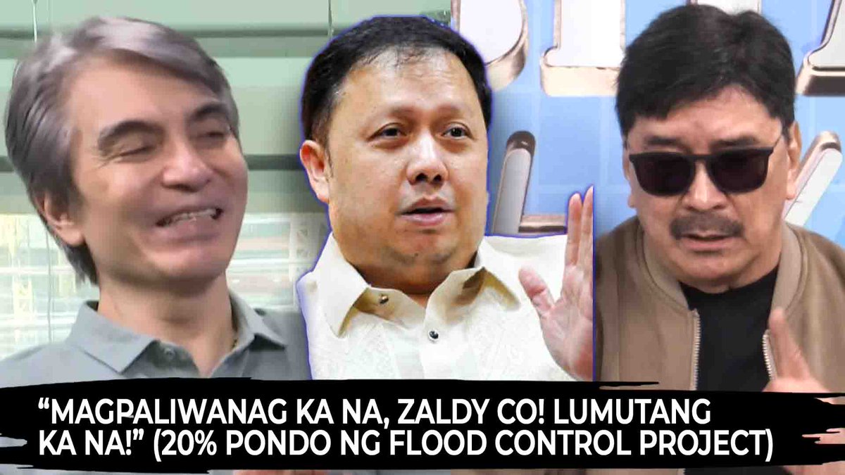 MAGPALIWANAG KA NA, CONG. ZALDY CO! LUMUTANG KA NA! (20% PONDO NG FLOOD CONTROL PROJECT)