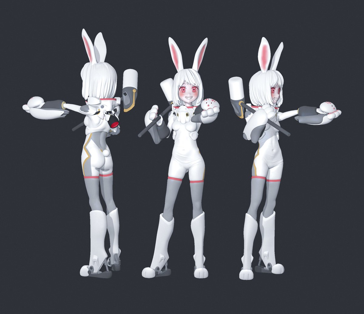 killo_33's tweet photo. Usagi_Luna WIP
餅はいかがですか？😆 https://t.co/xtihypTblV