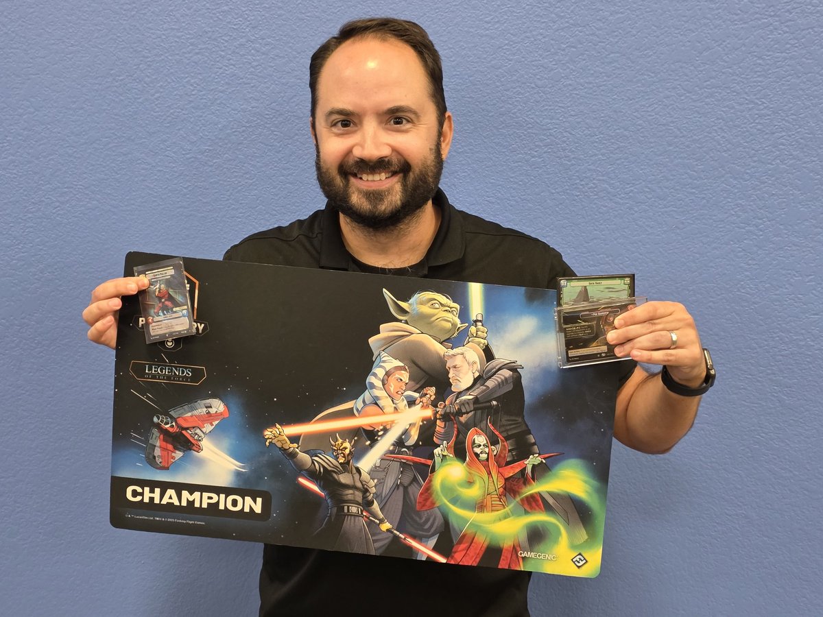 Congratulations to our very own Corwin for taking down our local PQ with Poe/DV! #StarWarsUnlimited