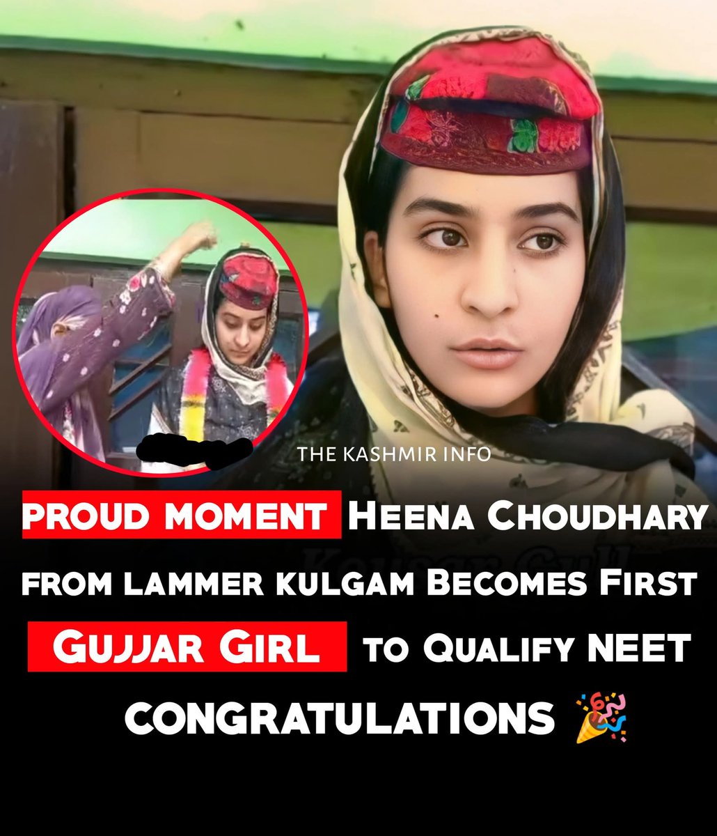 #Kashmir #Gurjar Girls Qualified #Neet Exam. Congratulations