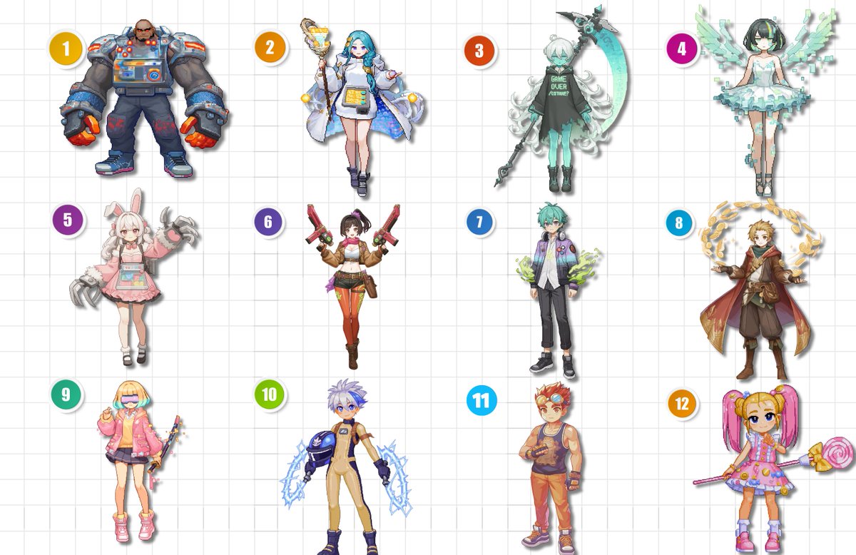 orangimee's tweet photo. [EVENT] Arcade Theme Batch 

6$ / Each

Get $1 / item sold during event!

More details:
https://t.co/DMem8zEmnM

#arcadetheme #arcadecharacter #videogameoc #originalcharacter #adoptables #characteradopt #characterdesign #ocart #pixelarcade #gameinspired #gamingcharacter https://t.co/y2bUyLt4C1