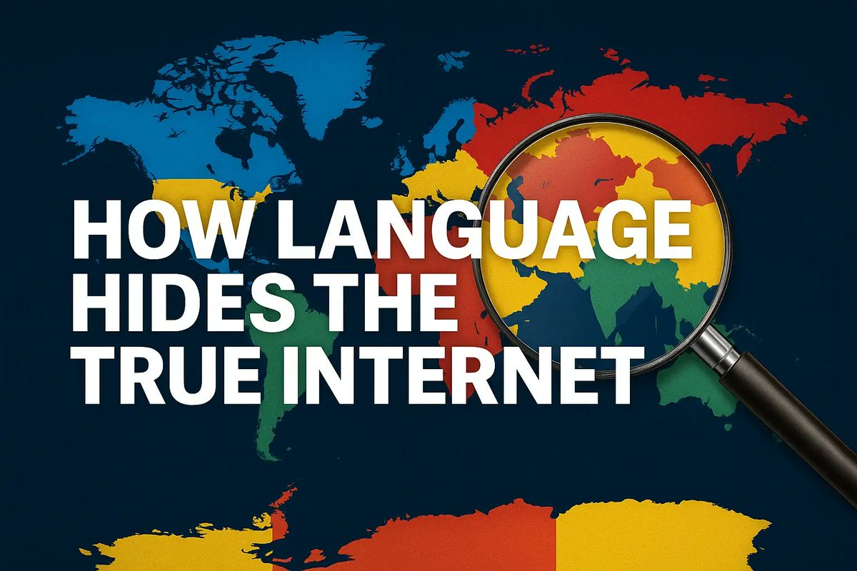 financepulses's tweet image. The Hidden Truth: How Language Shapes Our Internet Reality

Many believe the internet is borderless, but language builds invisible walls. This post explores how language..financepulses.com/language-barri…

#OnlineBias #LanguageMatters #TechDivide #MediaControl #DigitalLiteracy #ActNow