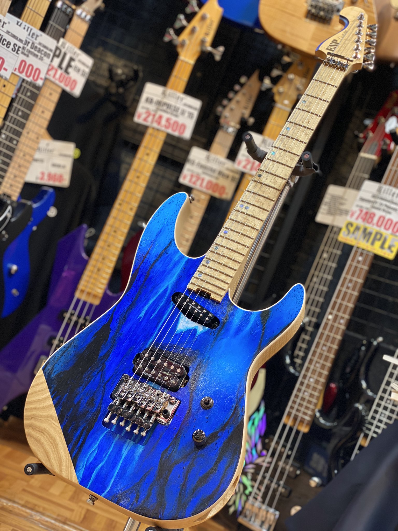 エレキギター用 ボディトップ材 マスターグレード フレイムメイプル