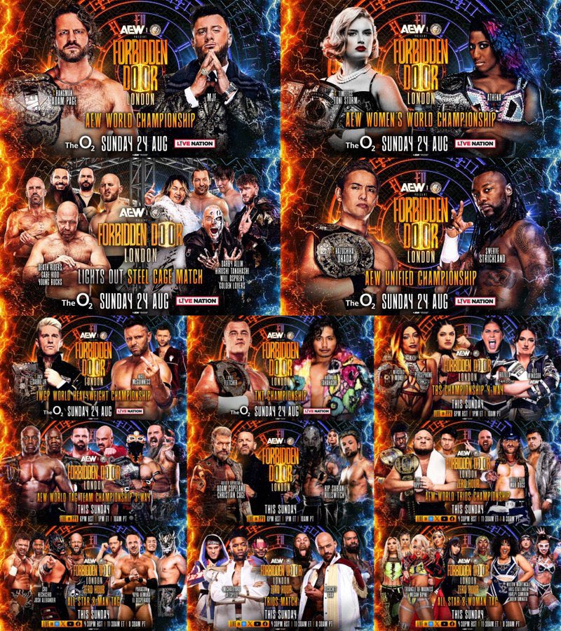 VPW_AZ's tweet image. #AEWxNJPWForbiddenDoor #ForbiddenDoor 

AEW FORBIDDEN DOOR FOLLOW TRAIN ‼️🔥

- FOLLOW ME (@VPW_AZ) 🔥
- LIKE AND RT ❤️
- COMMENT YOUR AEW PREDICTIONS 
- FOLLOW EVERYONE WHO COMMENTS 💯

What a beautiful card let&apos;s go!