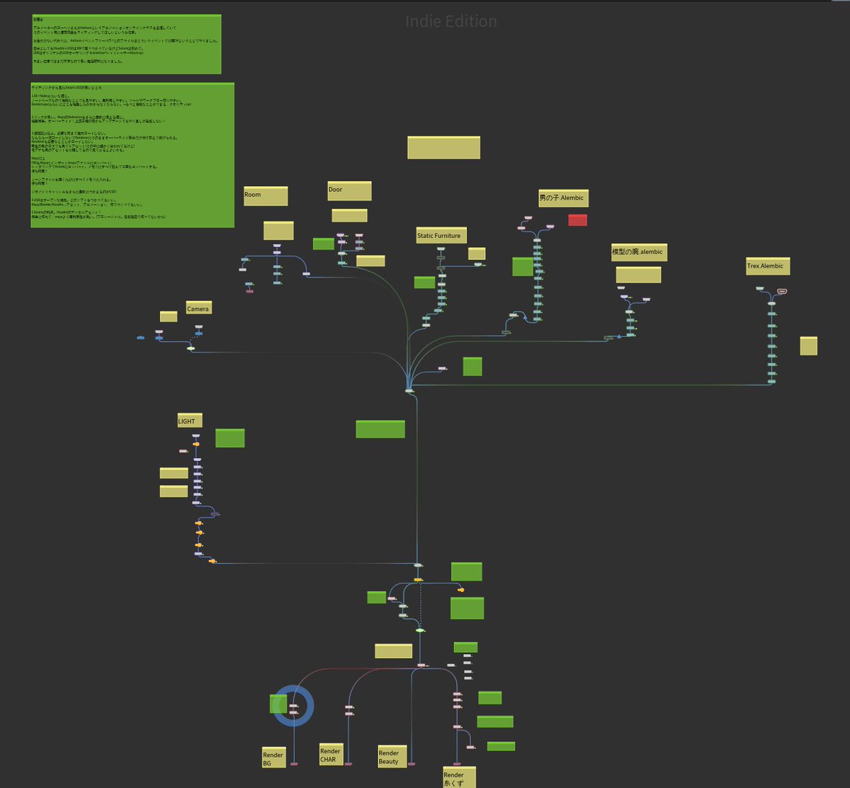 会社でなんか発表しろということで、去年個人で初めてSolarisでライティングしたシーンを全部解説することにした。DWでのワークフローも絡めてUSD！🙌してみる。レイヤー？なにそれでやるので、すあまさんあんどうさんに見せたら殺される・・・🙀