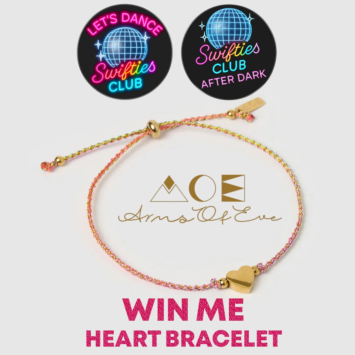 ✨ BEST DRESSED ALERT ✨
From sparkles to sequins, fringe to folklore vibes — show us your ultimate Swiftie style at Let’s Dance: Swifties Club 💃 or Swifties Club: After Dark 🪩 for the chance to win an Arms Of Eve Love Me bracelet 💎

#auswiftie