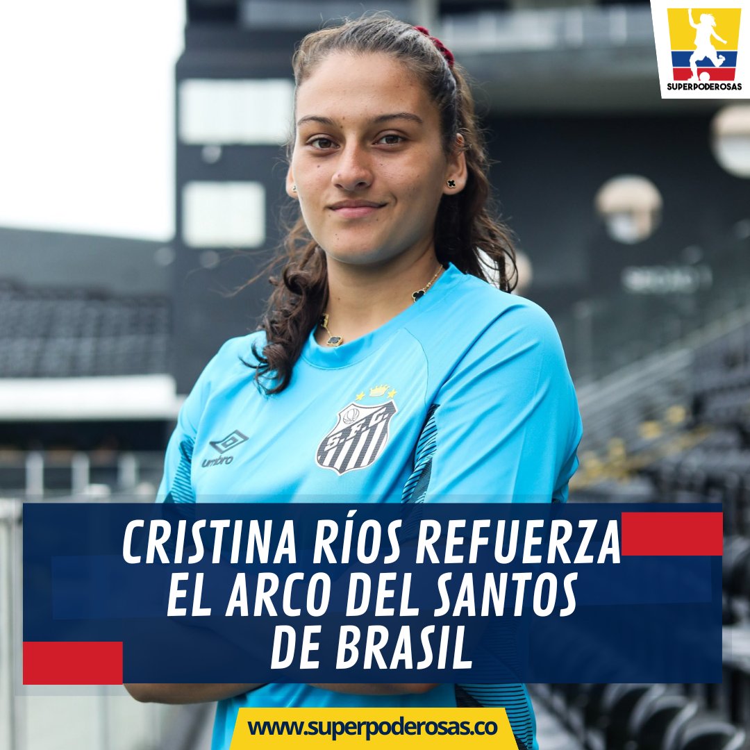 Superpoderosas 🇨🇴⚽️ (@_superpoderosas) on Twitter photo #Fichajes | Cristina Ríos 🇨🇴 es nueva guardameta del Santos de Brasil 🇧🇷🏆⚽️.
Procedente de Biavo FC 🇵🇪 donde fue gran figura y le dio la clasificación a la Fase Final en la última edición se la Liga Femenina FPF 🏆.
MUCHOS ÉXITOS 👏
📸 <a href="/SereiasDaVila/">Sereias da Vila</a> #Fichajes | Cristina Ríos 🇨🇴 es nueva guardameta del Santos de Brasil 🇧🇷🏆⚽️.
Procedente de Biavo FC 🇵🇪 donde fue gran figura y le dio la clasificación a la Fase Final en la última edición se la Liga Femenina FPF 🏆.
MUCHOS ÉXITOS 👏
📸 <a href="/SereiasDaVila/">Sereias da Vila</a>