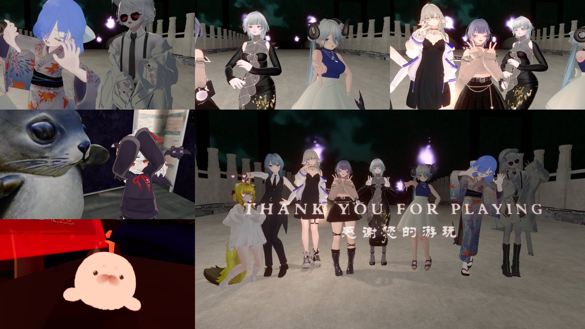 蒔音まきの@VRChat (@mknmkn2025) on Twitter photo ◆昨日のホラワ会
土曜のよるということもあって大人数~タグは省略気味でスミマセッ
3チームに分散突入❣ ホラワは驚かせありちょっとしたパズルありの盛りだくさん❣
World:Purify - A Horror Escape
タグ皆様と <a href="/Uzukiumi_sub/">うずっきー</a> さんかんしゃ❣ ◆昨日のホラワ会
土曜のよるということもあって大人数~タグは省略気味でスミマセッ
3チームに分散突入❣ ホラワは驚かせありちょっとしたパズルありの盛りだくさん❣
World:Purify - A Horror Escape
タグ皆様と <a href="/Uzukiumi_sub/">うずっきー</a> さんかんしゃ❣