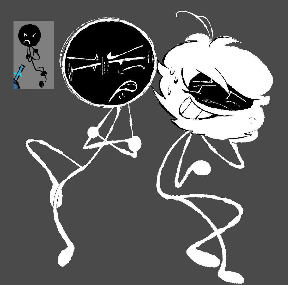 (Late AGAIN) Day 28 of drawing Stickman everyday until Beans Show 8 comes out

Kety’s inverted au because I love inverted au’s like this
#5sosbs #beansshow