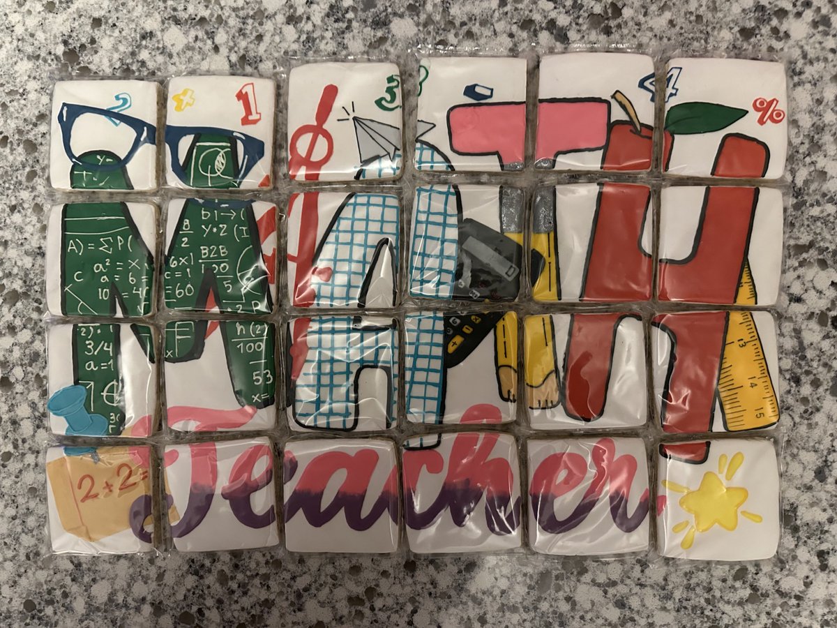 How cool is this?? <a href="/mel_bulin/">Melissa Bulin</a> made me a “cookie puzzle”!!! (This had to take her a lot of time!😜) of course, I had to put it together! I am lucky to have such creative kids!💕