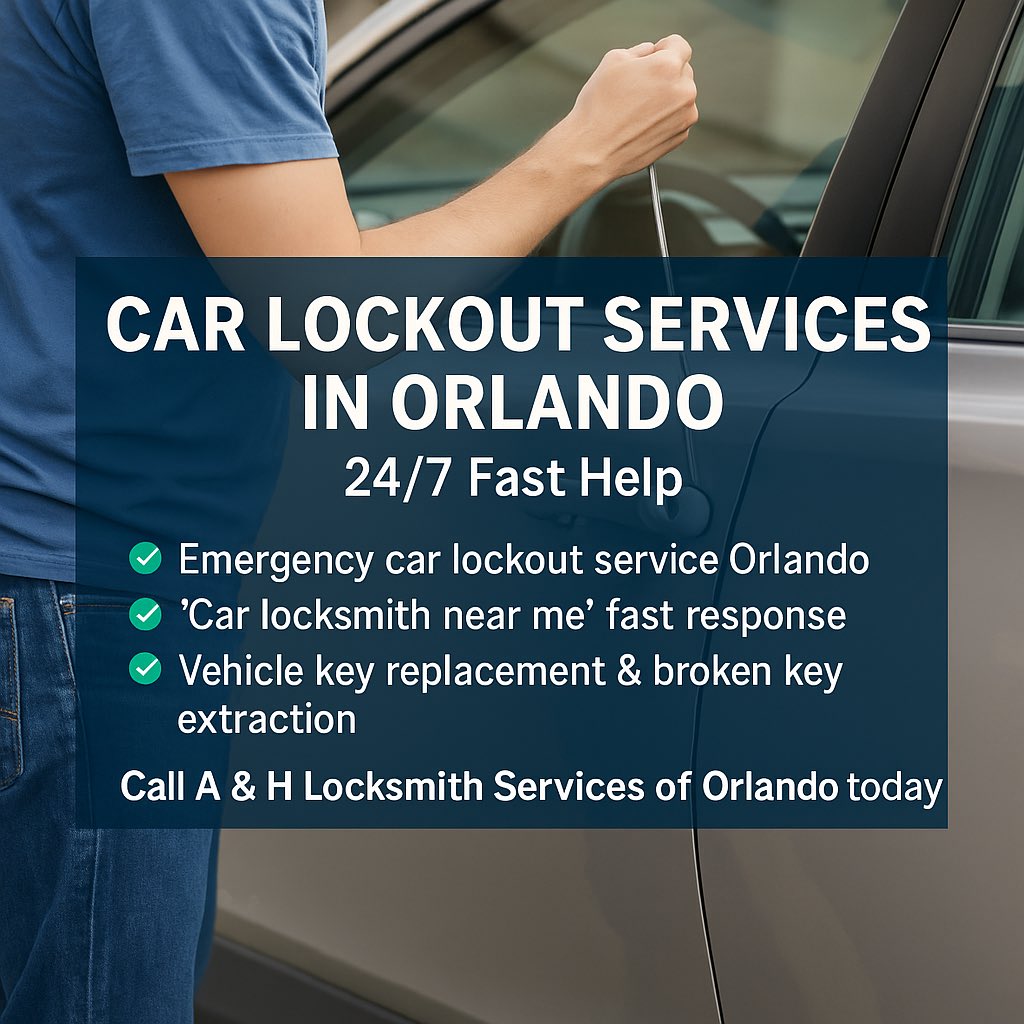 locksmith_h's tweet image. 🚨 Locked out in Orlando? We’re here 24/7!
Home ✅ Car ✅ Business ✅
Fast, reliable lockout services across Central Florida.

#LocksmithOrlando #LockoutService #24HourLocksmith #OrlandoFL #EmergencyLocksmith
