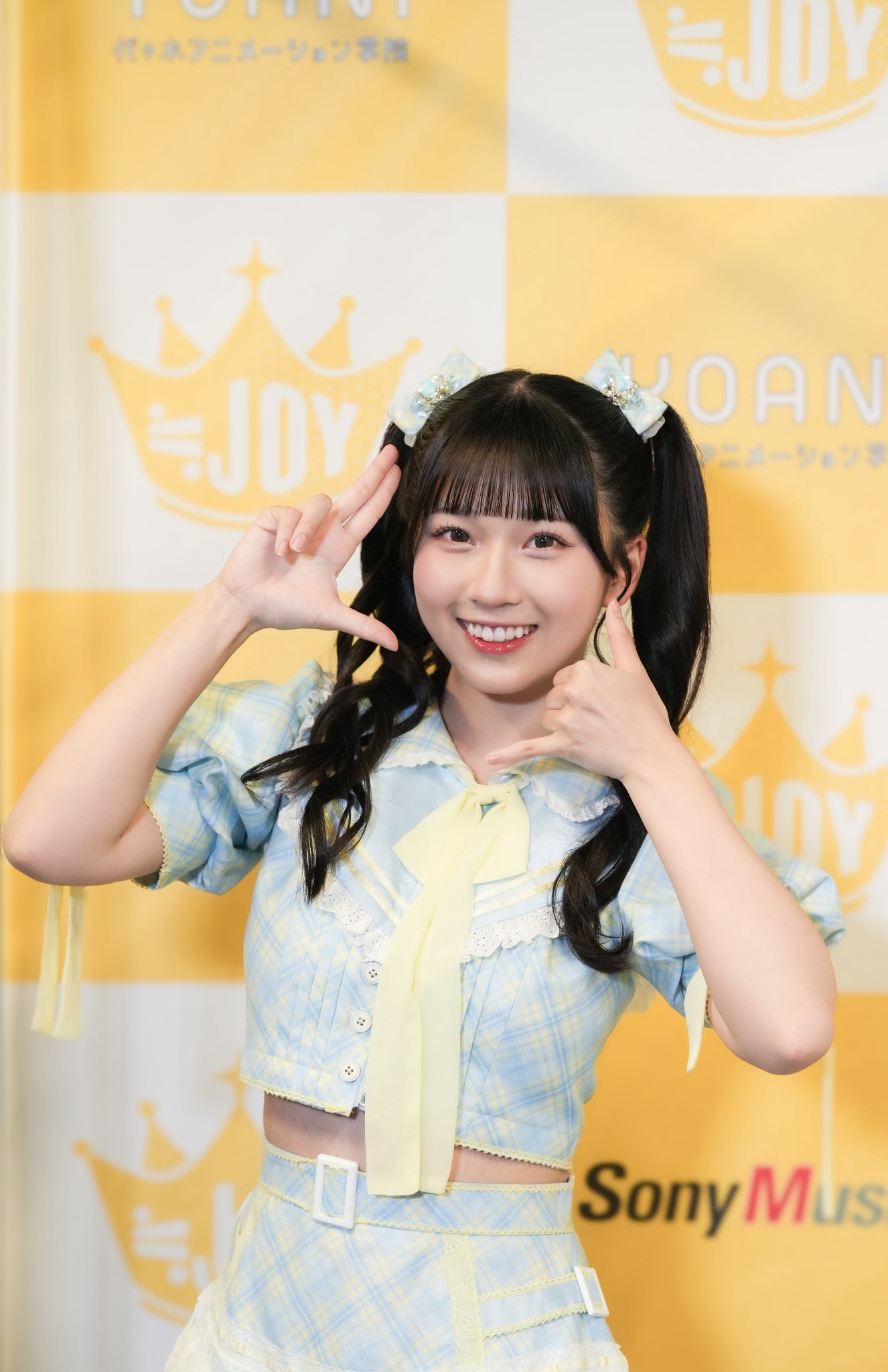 ≒JOY ニアジョイ 天野香乃愛 ブルーハワイレモン ヨリ 直筆 チュウ 生写真 ブルーハワイレモン 直筆 生写真 天野香乃愛 ニアジョイ 直筆