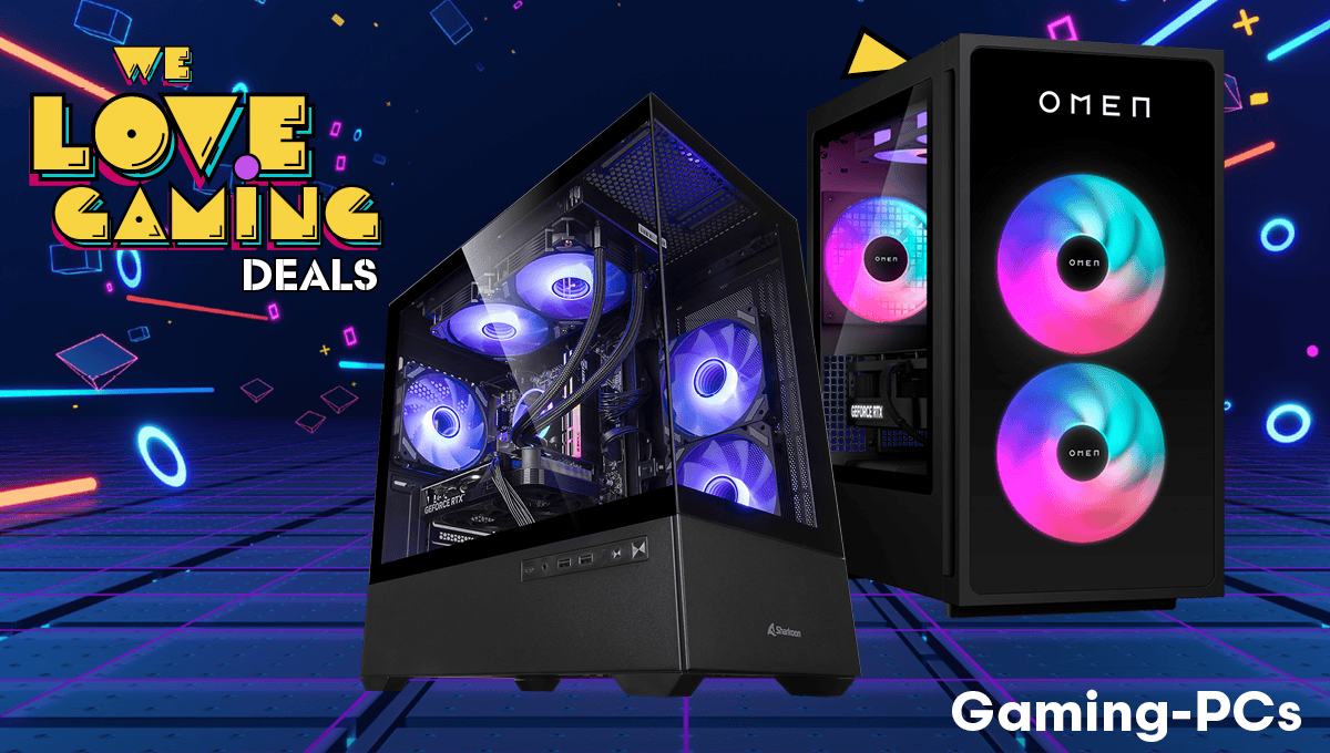 So einfach geht Gaming! 💪 bit.ly/47qRcMY

In unseren #WeLoveGaming-Deals 🛍️ findest du aktuell zahlreiche Komplett-PCs für jeden Geldbeutel. Bei der Anschaffung kannst du jetzt ordentlich sparen! 💰

Schnell sein &amp; Schnapper schießen! Nur solange der Vorrat reicht! 🛒