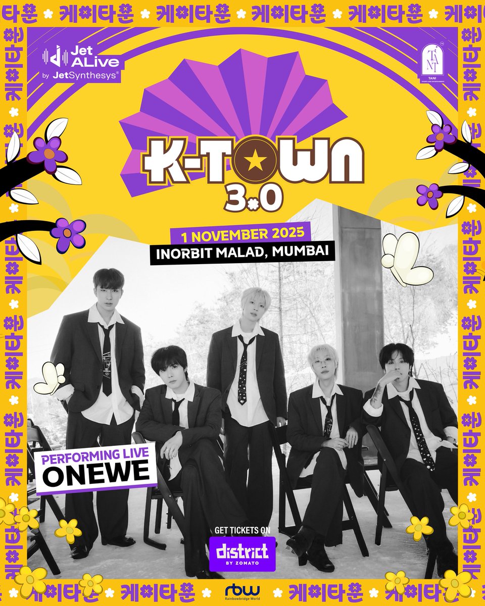 K-Town Festival (@ktownfestivalmi) on Twitter photo It’s our time, WEVE ❤️🔥<a href="/official_ONEWE/">원위 (ONEWE)</a> is coming to India to perform live at K-TOWN 3.0 ✨
With their passion and artistry, ONEWE has carved a place in fans’ hearts through songs like ‘Regulus,’ ‘Aurora,’ and ‘Rain To Be.’ Every stage they create feels like a story, and now It’s our time, WEVE ❤️🔥<a href="/official_ONEWE/">원위 (ONEWE)</a> is coming to India to perform live at K-TOWN 3.0 ✨
With their passion and artistry, ONEWE has carved a place in fans’ hearts through songs like ‘Regulus,’ ‘Aurora,’ and ‘Rain To Be.’ Every stage they create feels like a story, and now