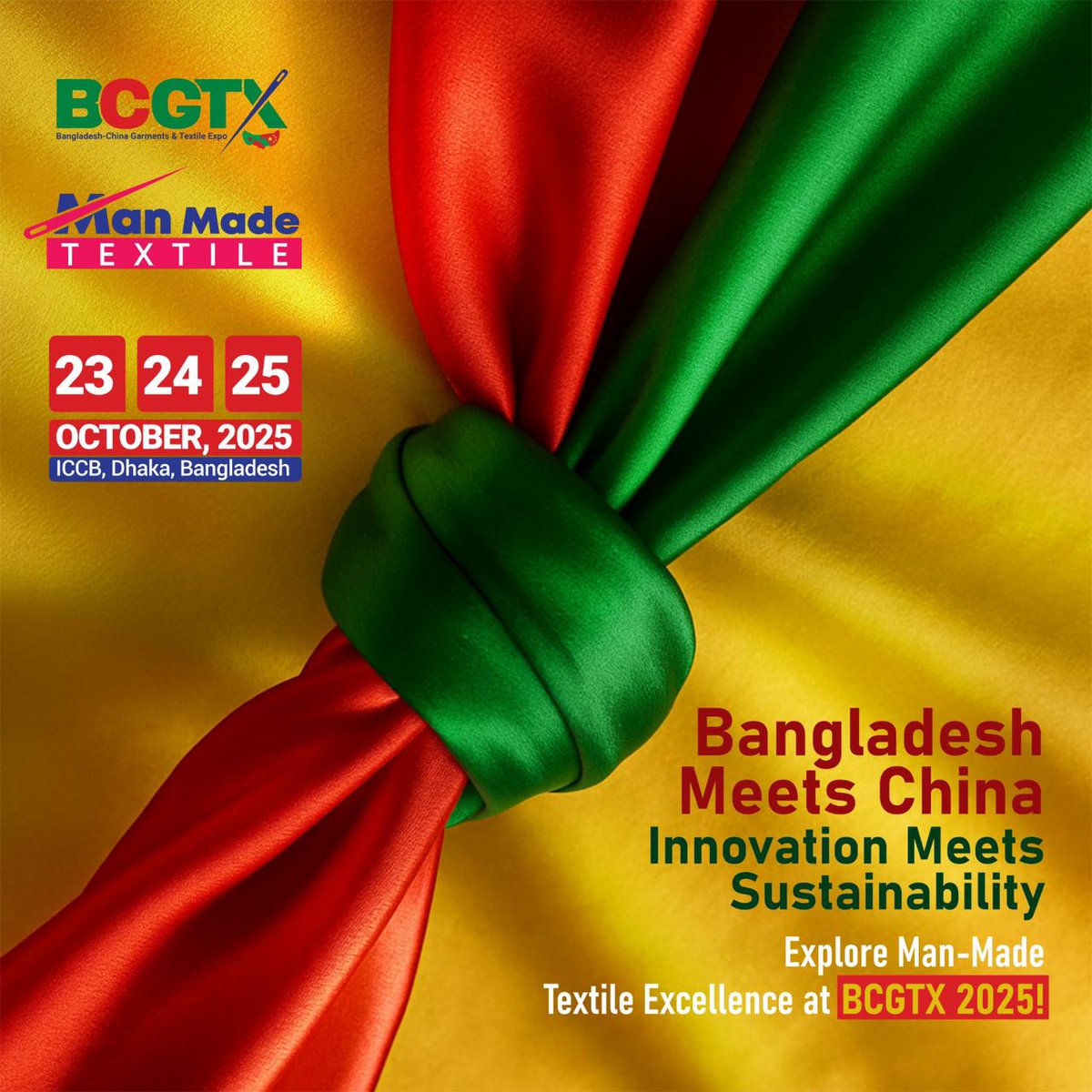savorbd's tweet image. 🇧🇩🤝🇨🇳 𝐁𝐚𝐧𝐠𝐥𝐚𝐝𝐞𝐬𝐡 𝐌𝐞𝐞𝐭𝐬 𝐂𝐡𝐢𝐧𝐚 – 𝐈𝐧𝐧𝐨𝐯𝐚𝐭𝐢𝐨𝐧 𝐌𝐞𝐞𝐭𝐬 𝐒𝐮𝐬𝐭𝐚𝐢𝐧𝐚𝐛𝐢𝐥𝐢𝐭𝐲

#BCGTX2025 #ManMadeTextile #GreenTextile #Innovation #SustainableTextiles #BangladeshChina #SavorExpo #ICCBDhaka #BGMEA #CEAB