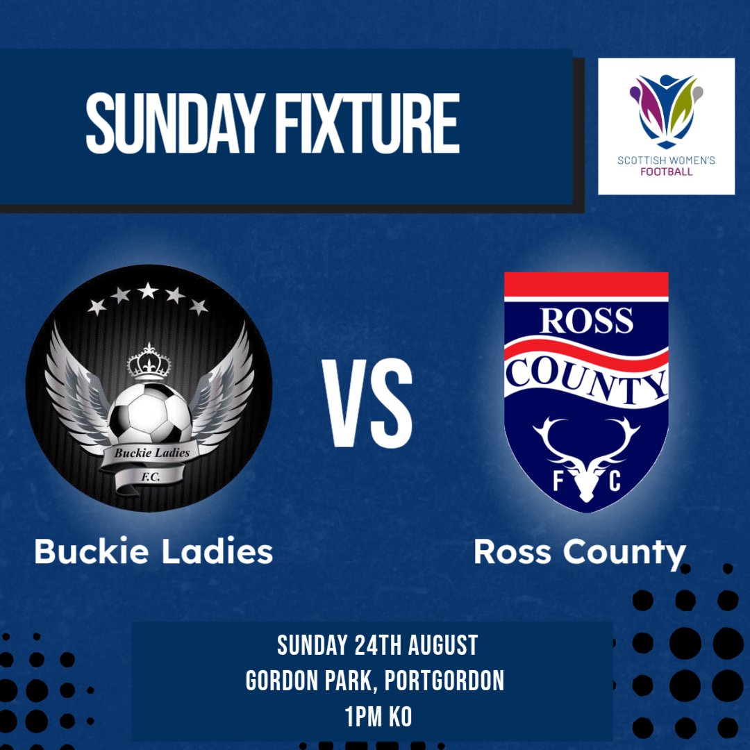 Our Women's team take on Buckie Ladies today in the League Cup. 1pm kick off at Portgordon