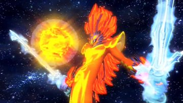 DailySpectrobe's tweet photo. #179 Tindera

Tindera is often called the king of flames. His body is formed of the fires of Genshi. Legend has it that the two swords he wields can annihilate anything they touch. This king of combustion is formed from superheated magma and wields two fiery swords.
#spectrobes https://t.co/Pq9RP5VZa2