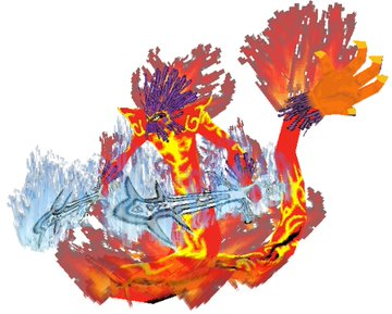 DailySpectrobe's tweet photo. #179 Tindera

Tindera is often called the king of flames. His body is formed of the fires of Genshi. Legend has it that the two swords he wields can annihilate anything they touch. This king of combustion is formed from superheated magma and wields two fiery swords.
#spectrobes https://t.co/Pq9RP5VZa2